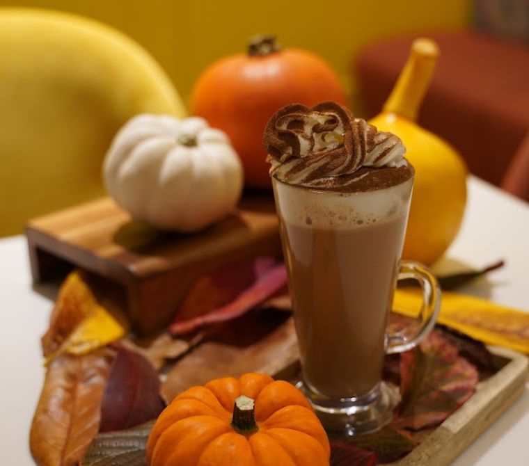 Autumnal Spiced Pumpkin Latte